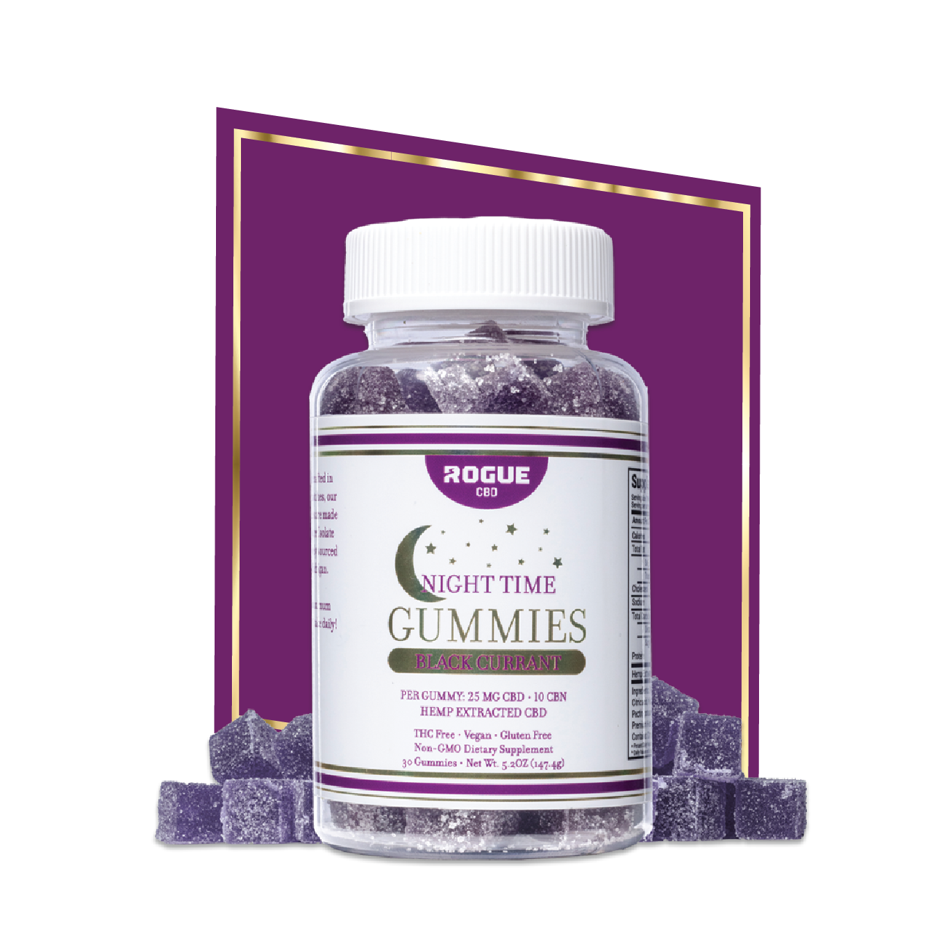 NIGHT TIME Gummies: Black Currant